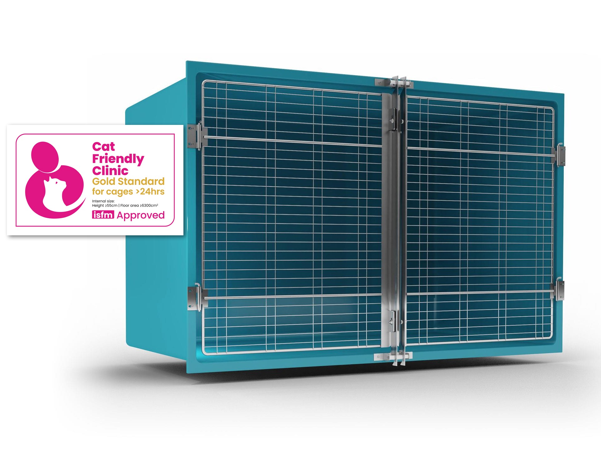 Tierbox indulab Typ 5  aus glasfaserverstärktem Polyester