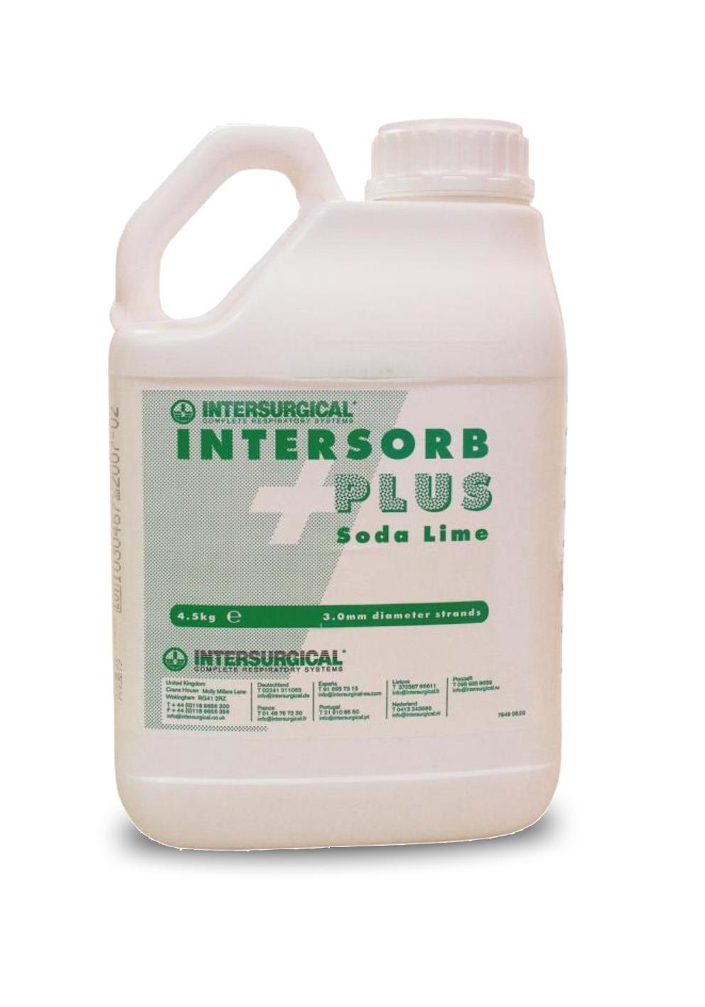 Atemkalk Intersorb Plus Granulat, 5 Liter Kanister Atemkalk Intersorb Plus Granulat, 5 Liter Kanister