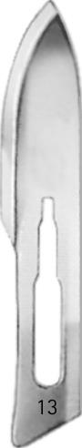 Einmalskalpellklingen B.Braun Fig. 13 100 Stück