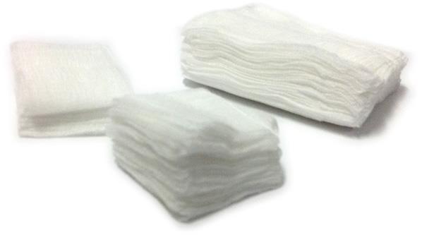 Mullkompressen  5 x 5 cm  8-fach  unsteril 100 stk Mullkompressen  5 x 5 cm  8-fach  unsteril 100 stk