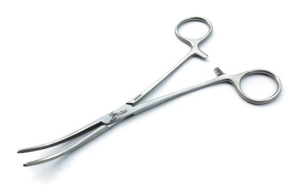 Arterienklemme Rochester-Pean gebogen 16  cm anatomisch