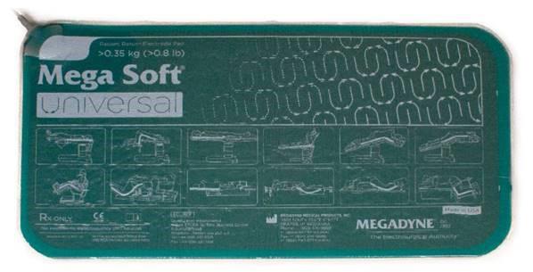 MegaSoft Universal Neutralelektrode mit 1Anschluß für Generator MegaSoft Universal Neutralelektrode mit 1Anschluß für Generator
