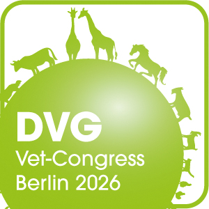 grüner circle, Giraffen, Silhouetten, rundes Abzeichen, Vet-Kongress