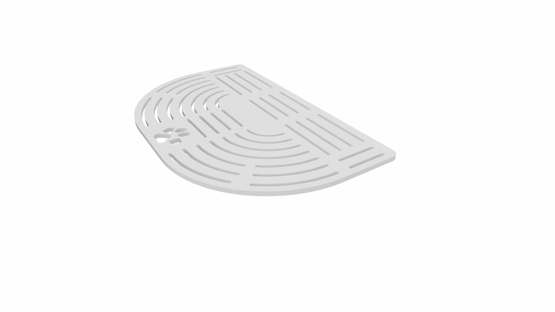 Indulab Kunststoff-Einsatz mit Öffnungen f. Indulab Dentalplatten, weiß aus POM Indulab Kunststoff-Einsatz mit Öffnungen f. Indulab Dentalplatten, weiß aus POM