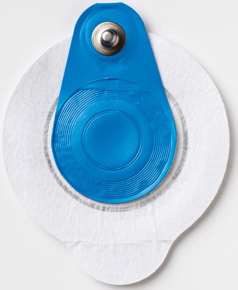 Ambu Blue Sensor EKG-Elektroden für Erwachsene, Druckknopfanschluss [Ø 55 mm] [25 Stück]