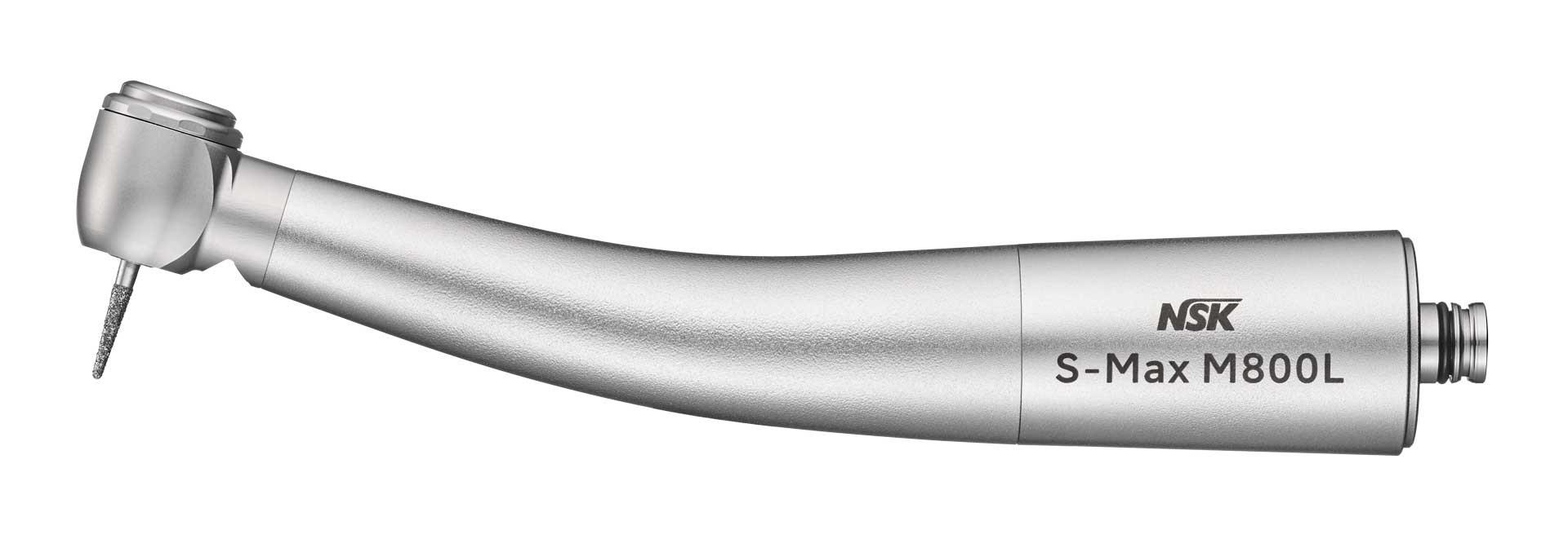 Turbine S-Max M 800 L mit Licht und Mini-Kopf an NSK Kupplung Turbine S-Max M 800 L mit Licht und Mini-Kopf an NSK Kupplung