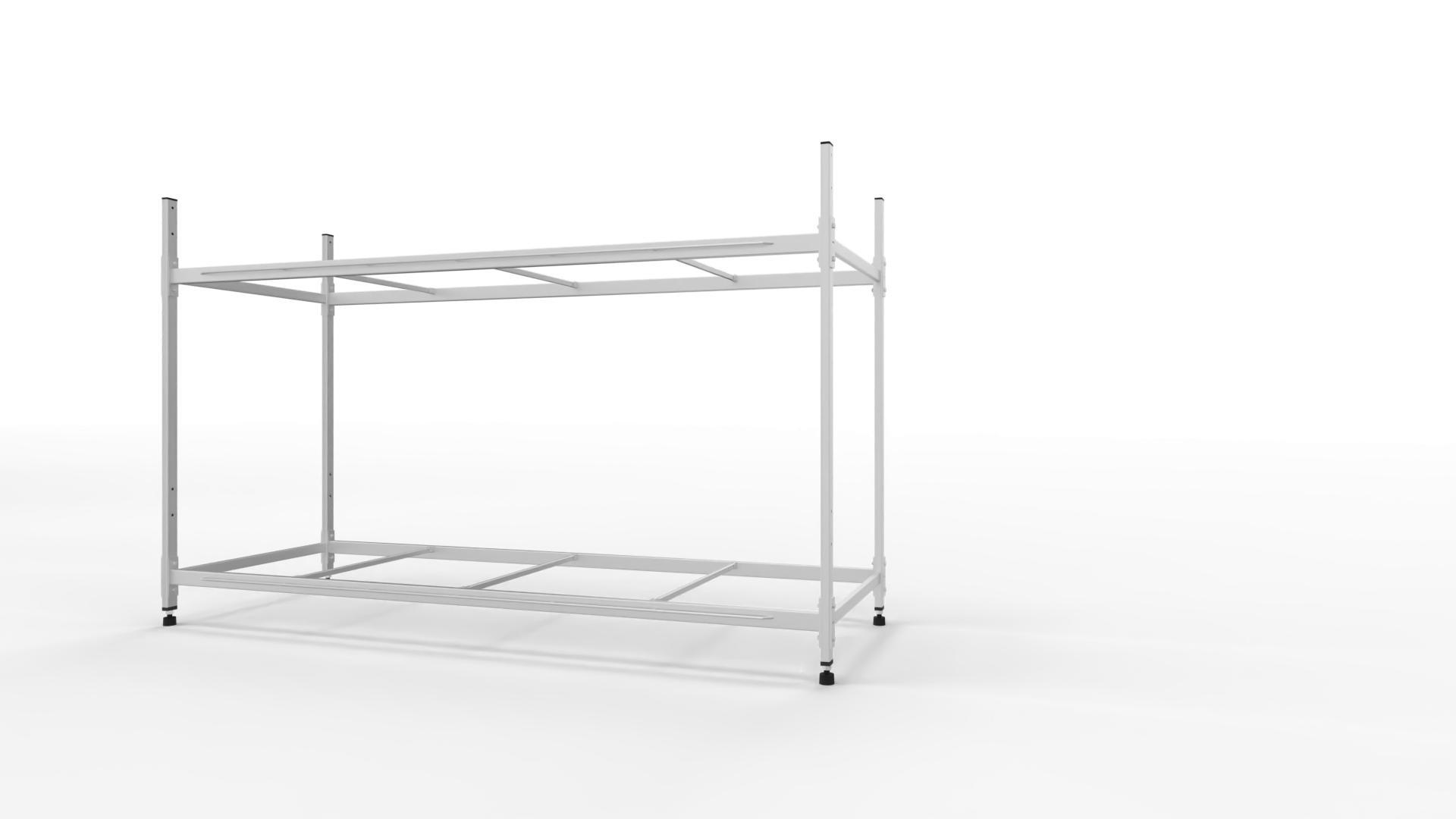 MK 23 Gestell  für Tierboxenkombinationen   3 x Typ 1 und  2 x Typ 3 MK 23 Gestell  für Tierboxenkombinationen   3 x Typ 1 und  2 x Typ 3