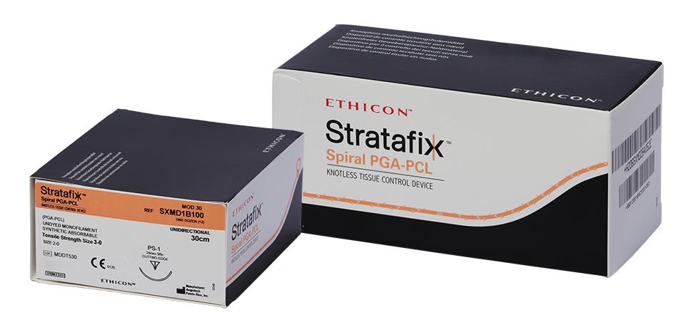 Stratafix Spiral PGA-PCL, FS-1, USP4-0, 30 cm x 30 cm, 12 Stück Stratafix Spiral PGA-PCL, FS-1, USP4-0, 30 cm x 30 cm, 12 Stück
