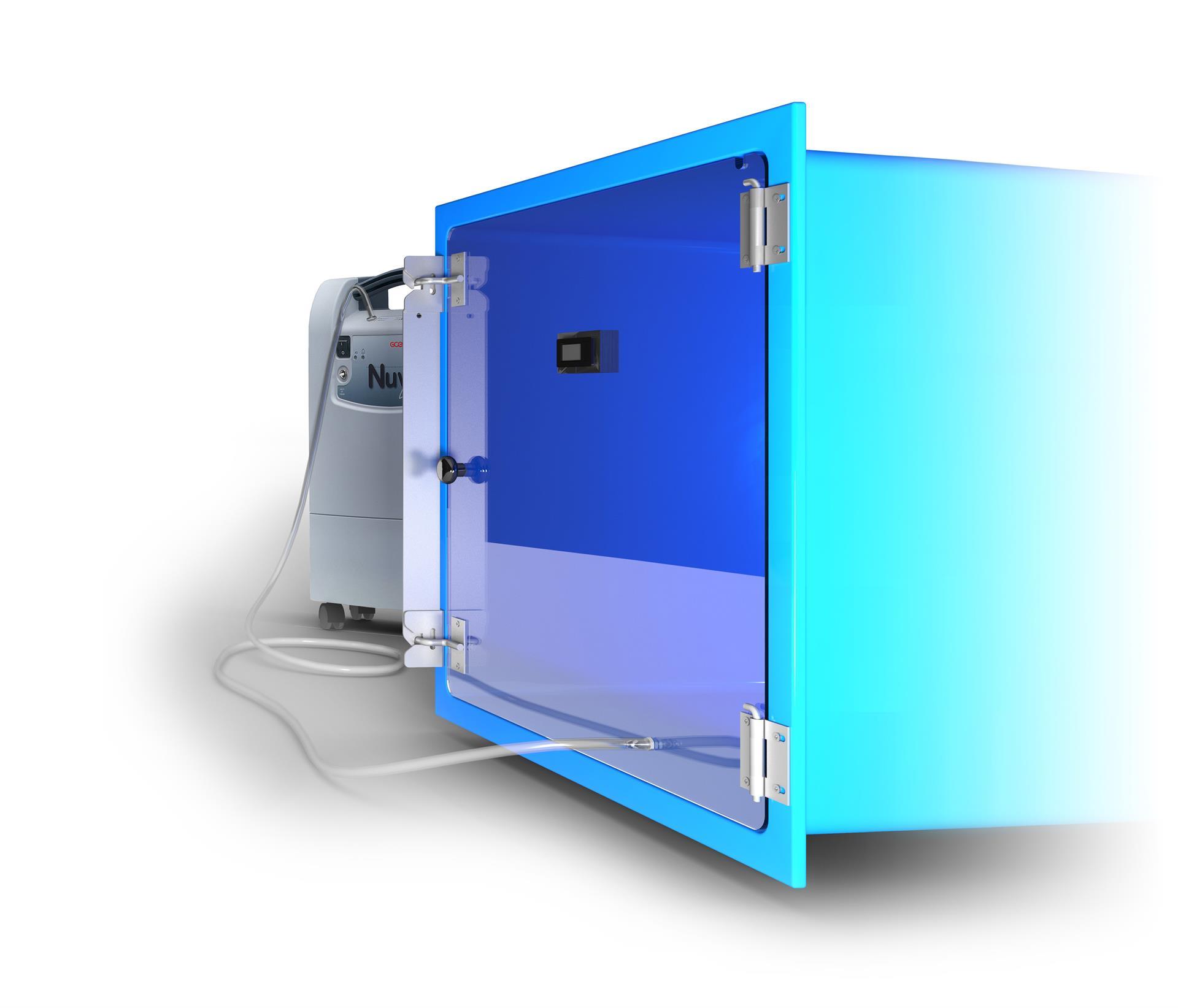 Sauerstoffbox ohne Gittertür modular konfigurierbar Sauerstoffbox ohne Gittertür modular konfigurierbar