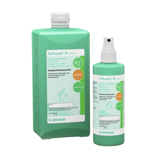 Softasept® N farblos und G gefärbt - alkoholisches Hautdesinfektionsmittel