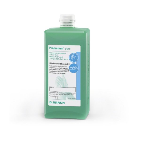 Promanum® pure Händedesinfektion für normale Haut, parfüm-und farbstofffrei