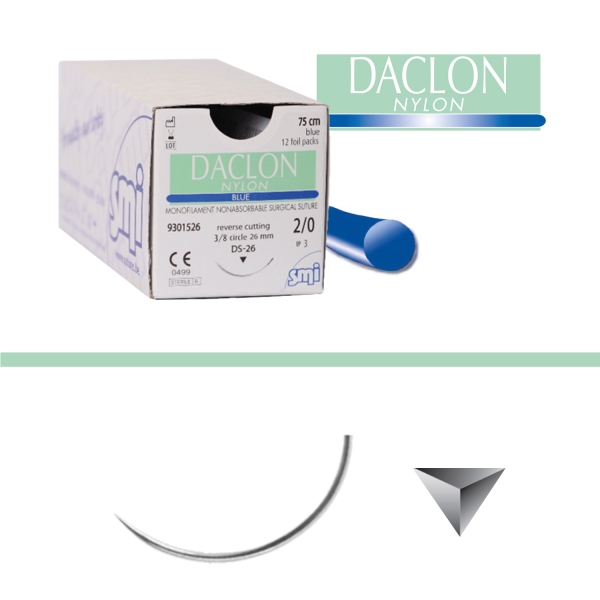 Daclon® Nylon 3/8 Kreis schneidend Nadel-Fadenkombinationen